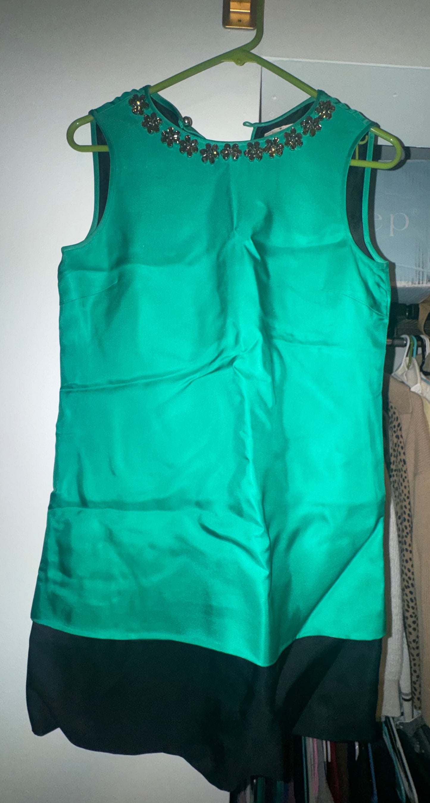 Seller #144 Kate Spade Green & Black "ROSITA" Dress - Size 0