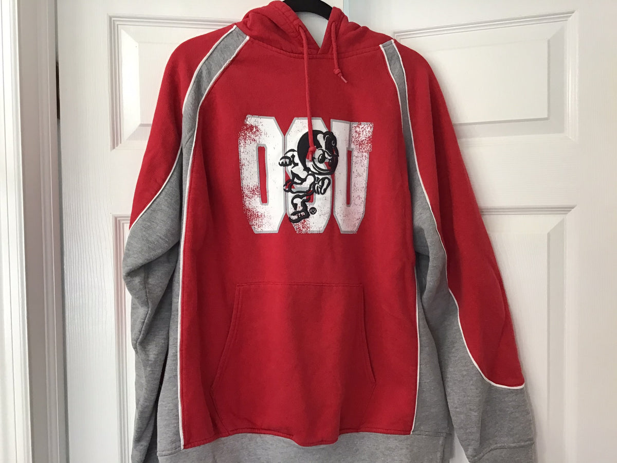 #90: Ohio State Buckeyes Brutus Hoodie Size Large