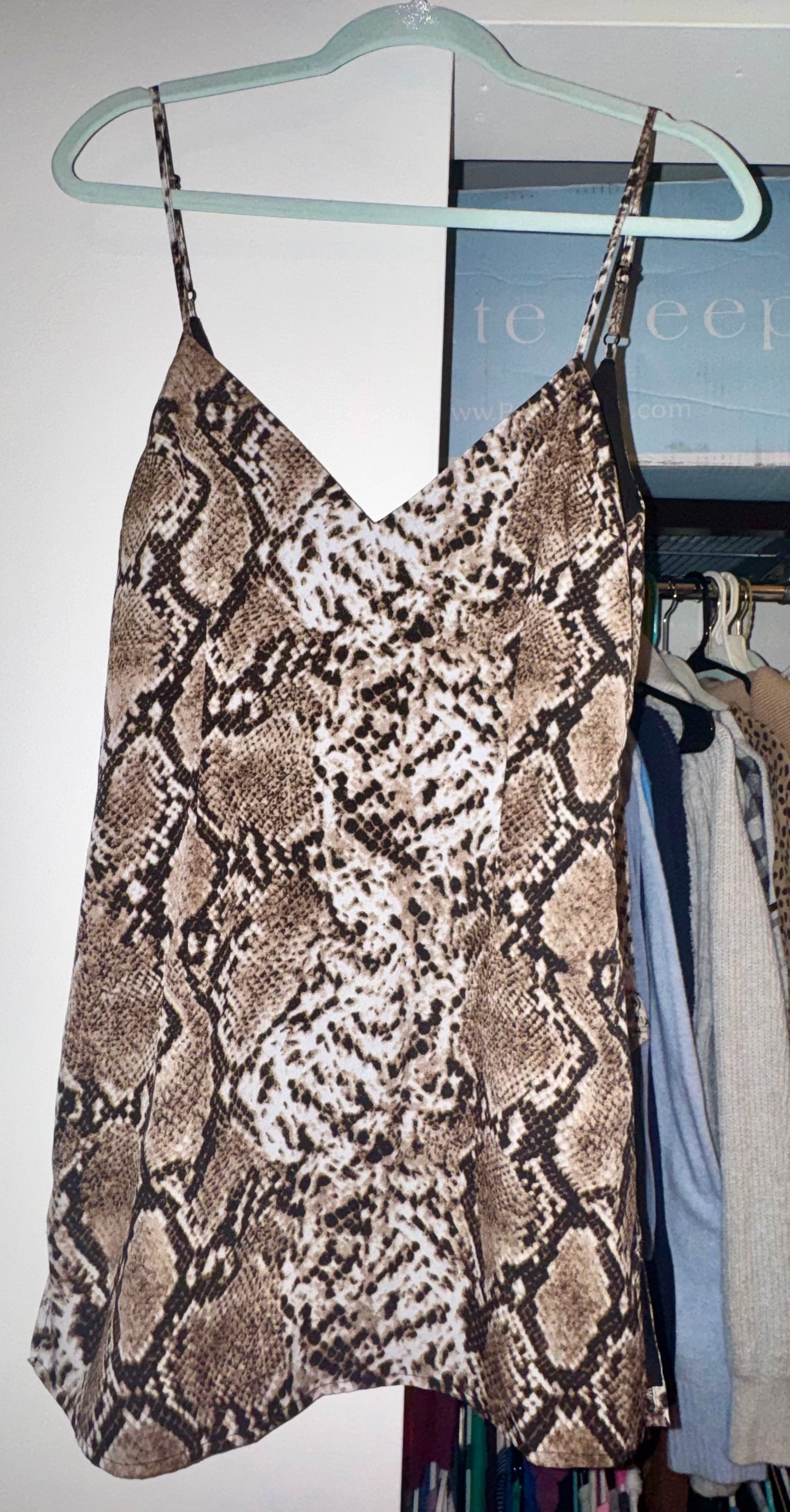 Seller #144 SUPERDOWN Snakeskin Mini Dress - Size XSMALL