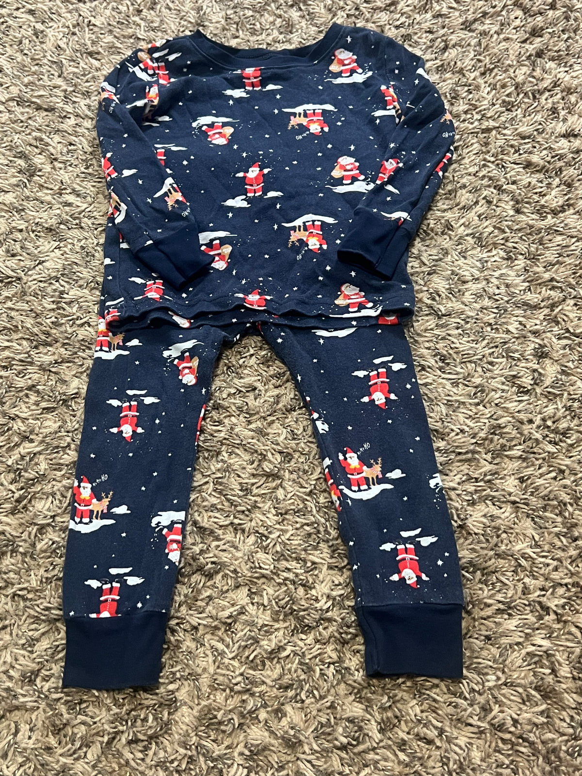 Seller #45 Old Navy Santa Pajamas Size 2t
