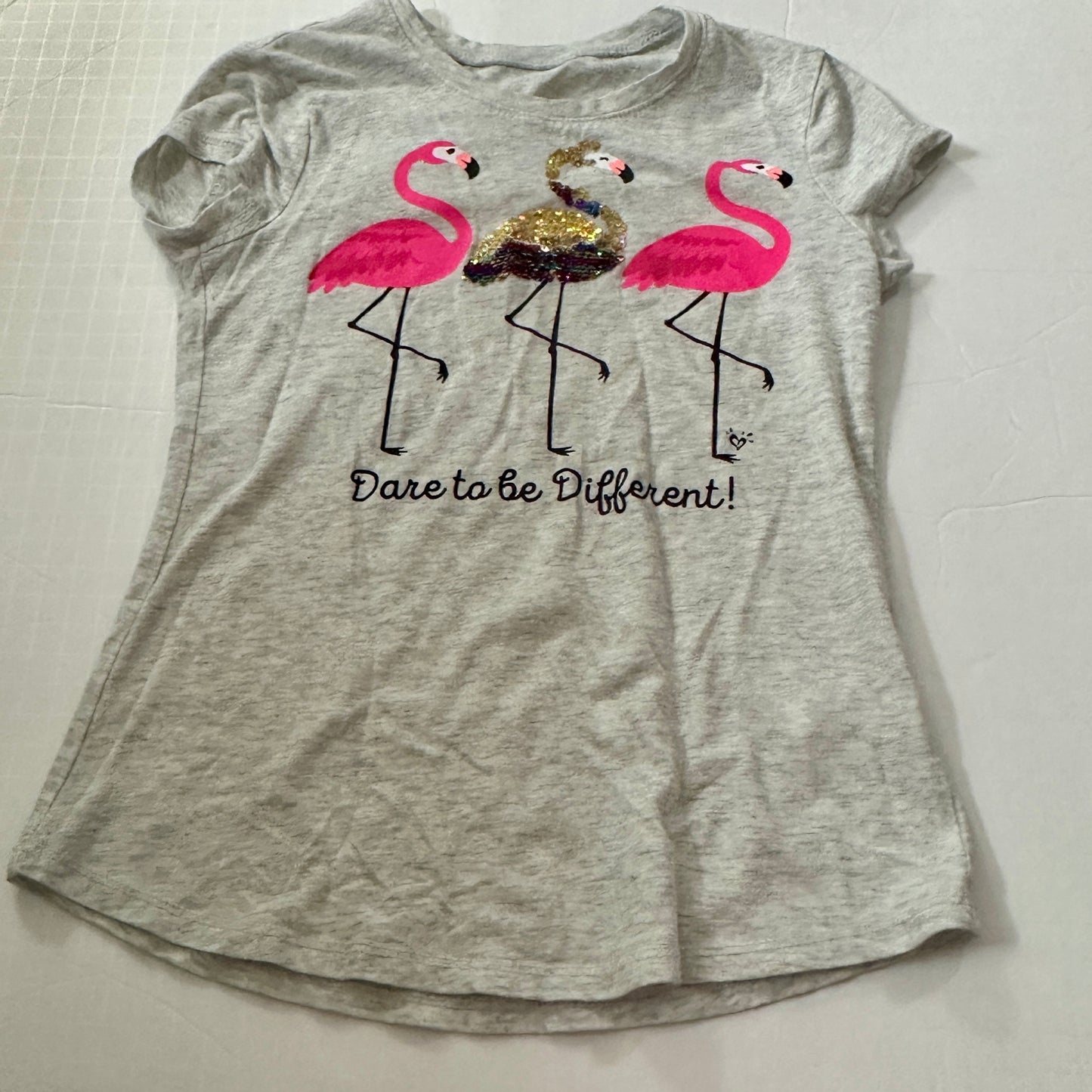 #162 Flamingo Tee Girls 6x