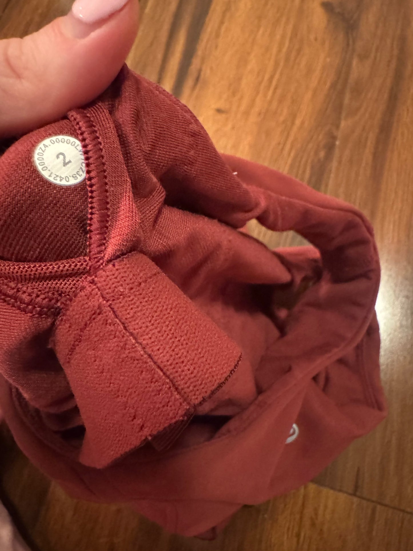 Seller #144 LULULEMON "Wunder Train Racerback Train" Crop Top - Size 2