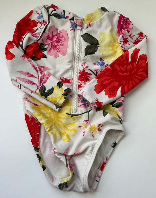 Girls floral swimsuit (45244)
