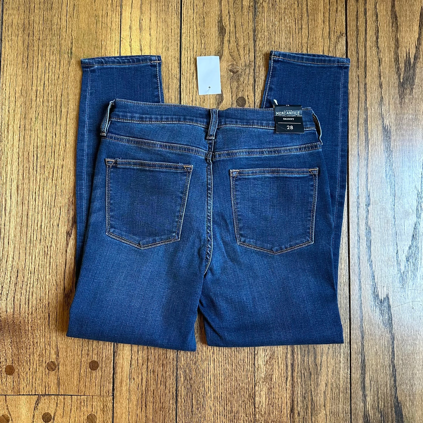 #113	NWT Womens Jcrew Mercentile Skinny Jeans, size 28