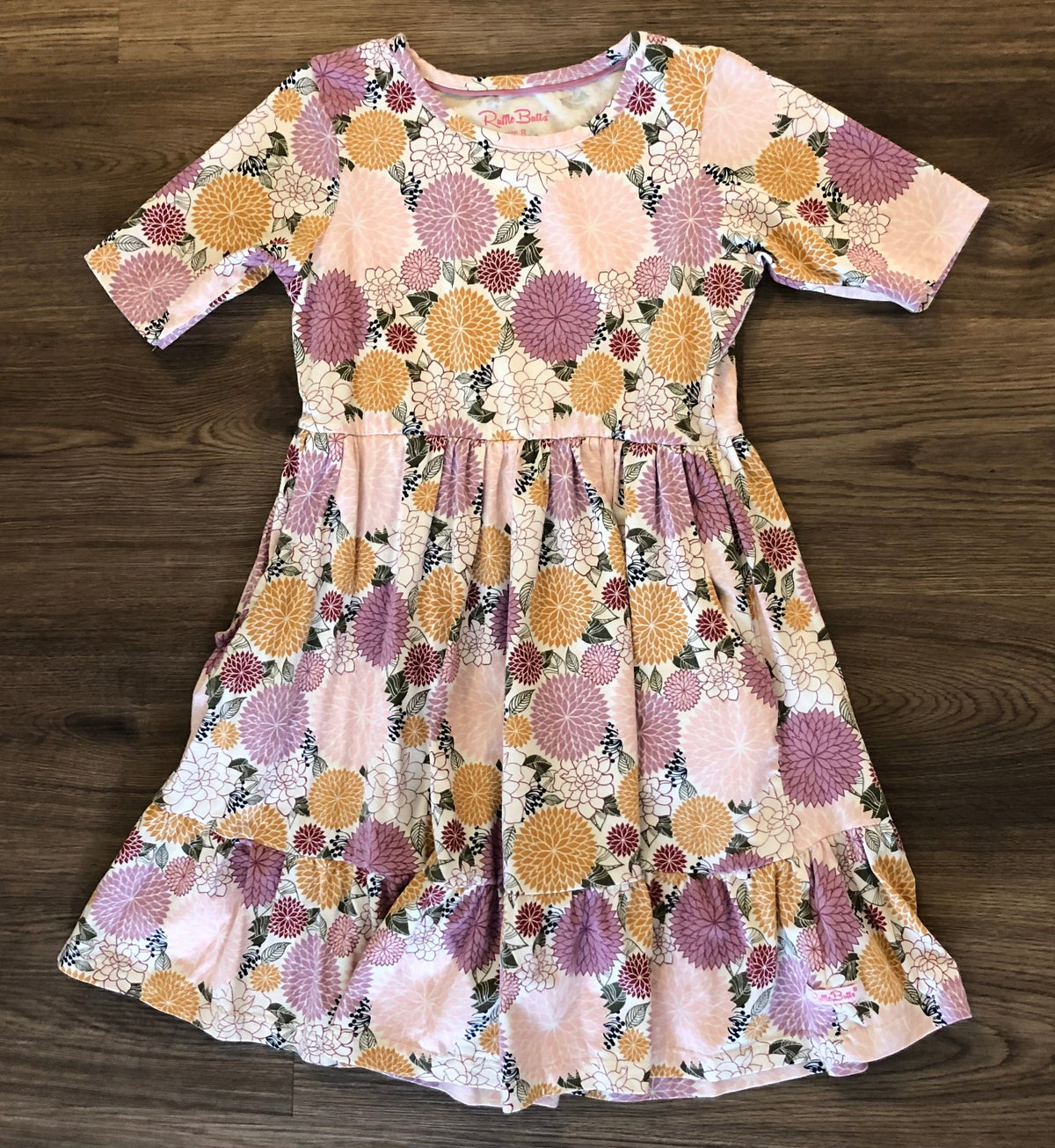 #137 Rufflebutts dress girls 8