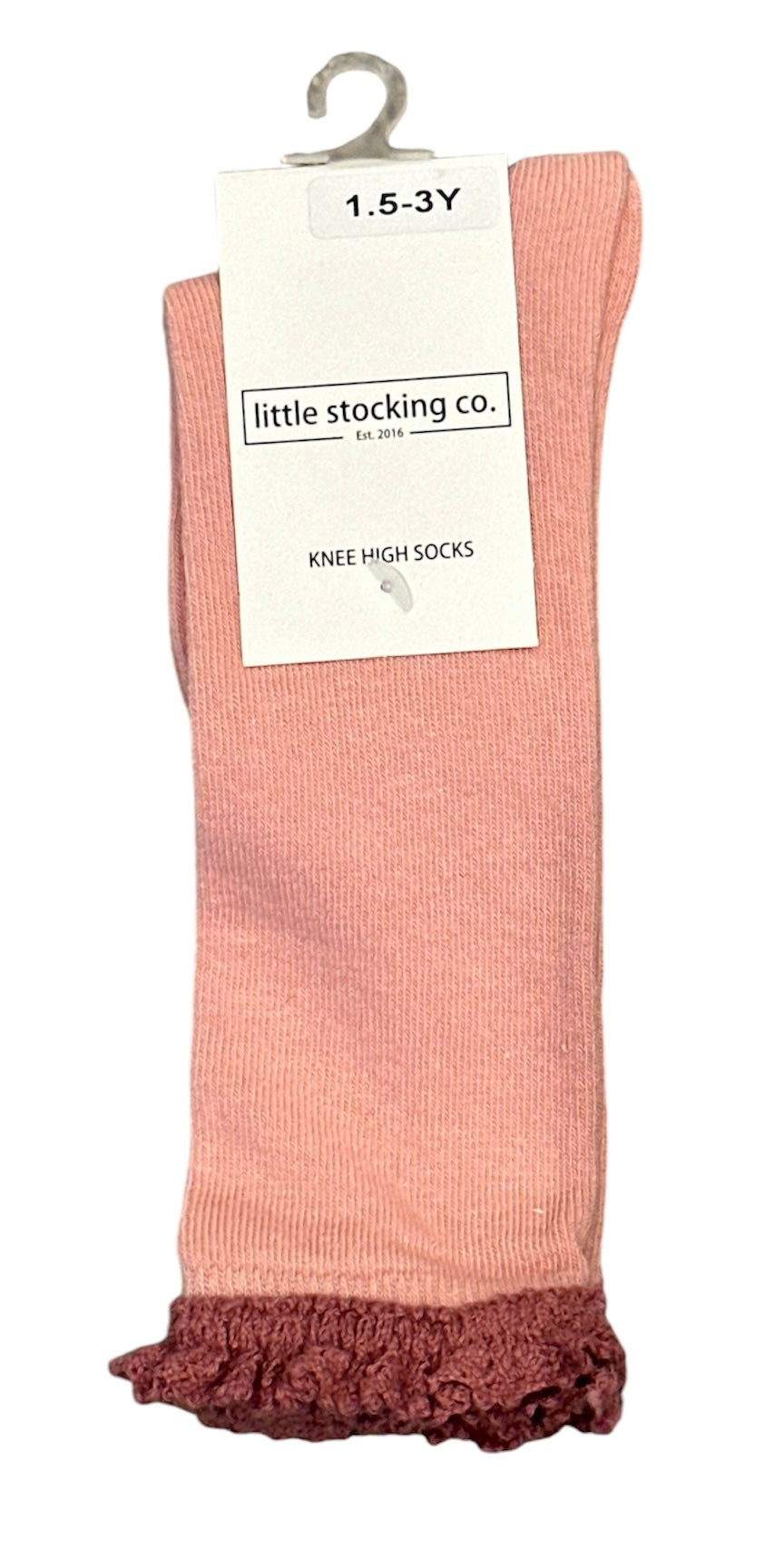 Girls Little Stocking Co. Knee High Socks size 1.5-3Y NWT PPU 41094 (Walton, Ky) or 45227 (Fairfax, Oh)