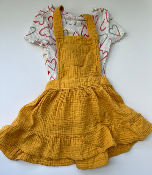 Girls 18 months yellow Cat & Jack outfit (45244)