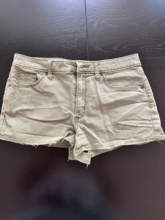 Size 8/29 R Green Denim Shorts
