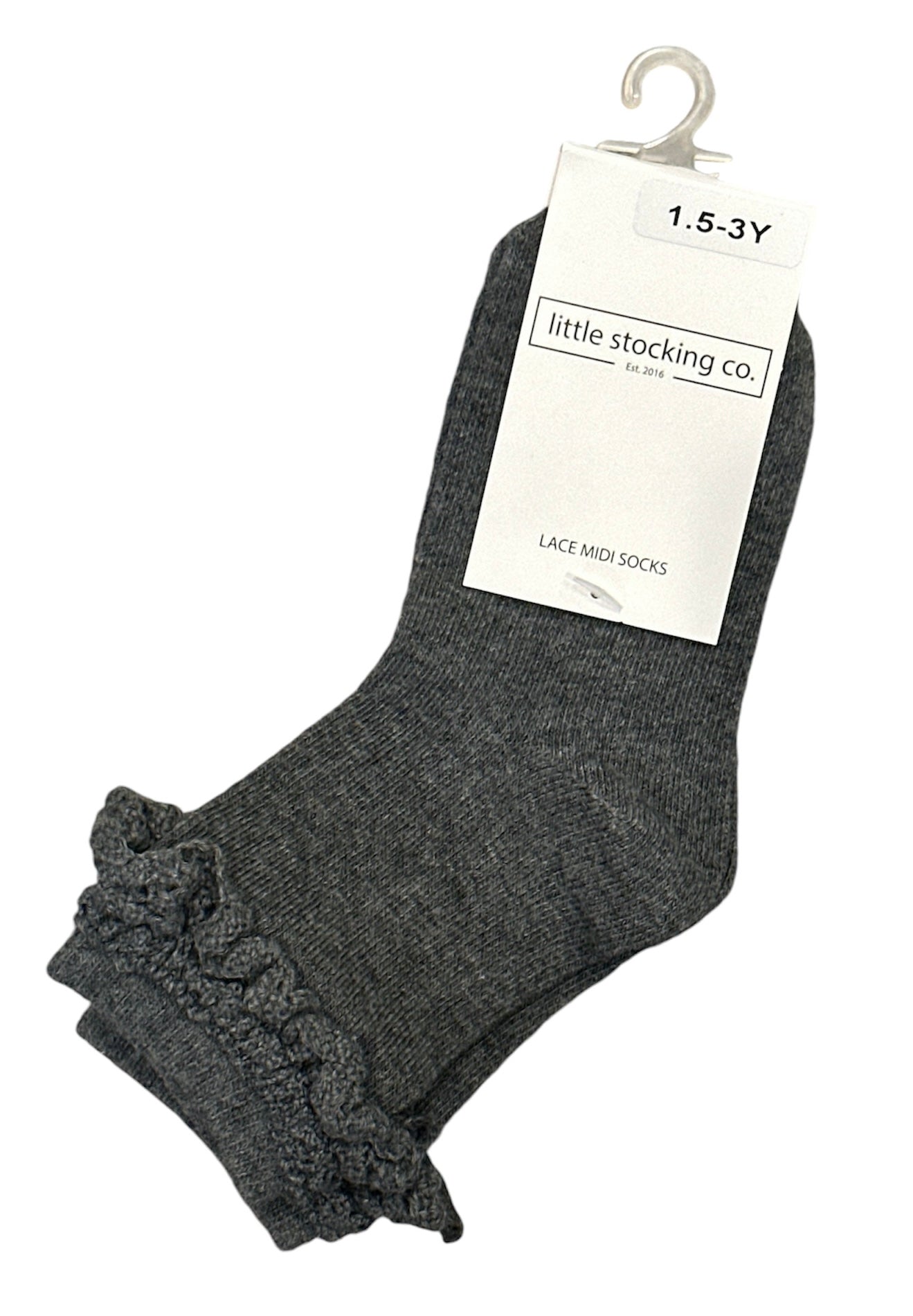 Girls Little Stocking Co. Lace Midi Socks size 1.5-3Y NWT PPU 41094 (Walton, Ky) or 45227 (Fairfax, Oh)