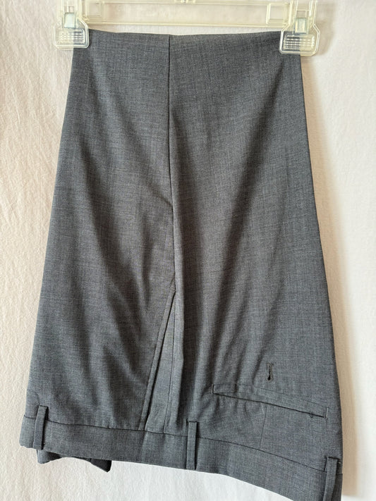 Men’s Gray Banana Republic Italian Wool Slim Fit Dress Pants Size 33 x 32 PPU Newport- 41071