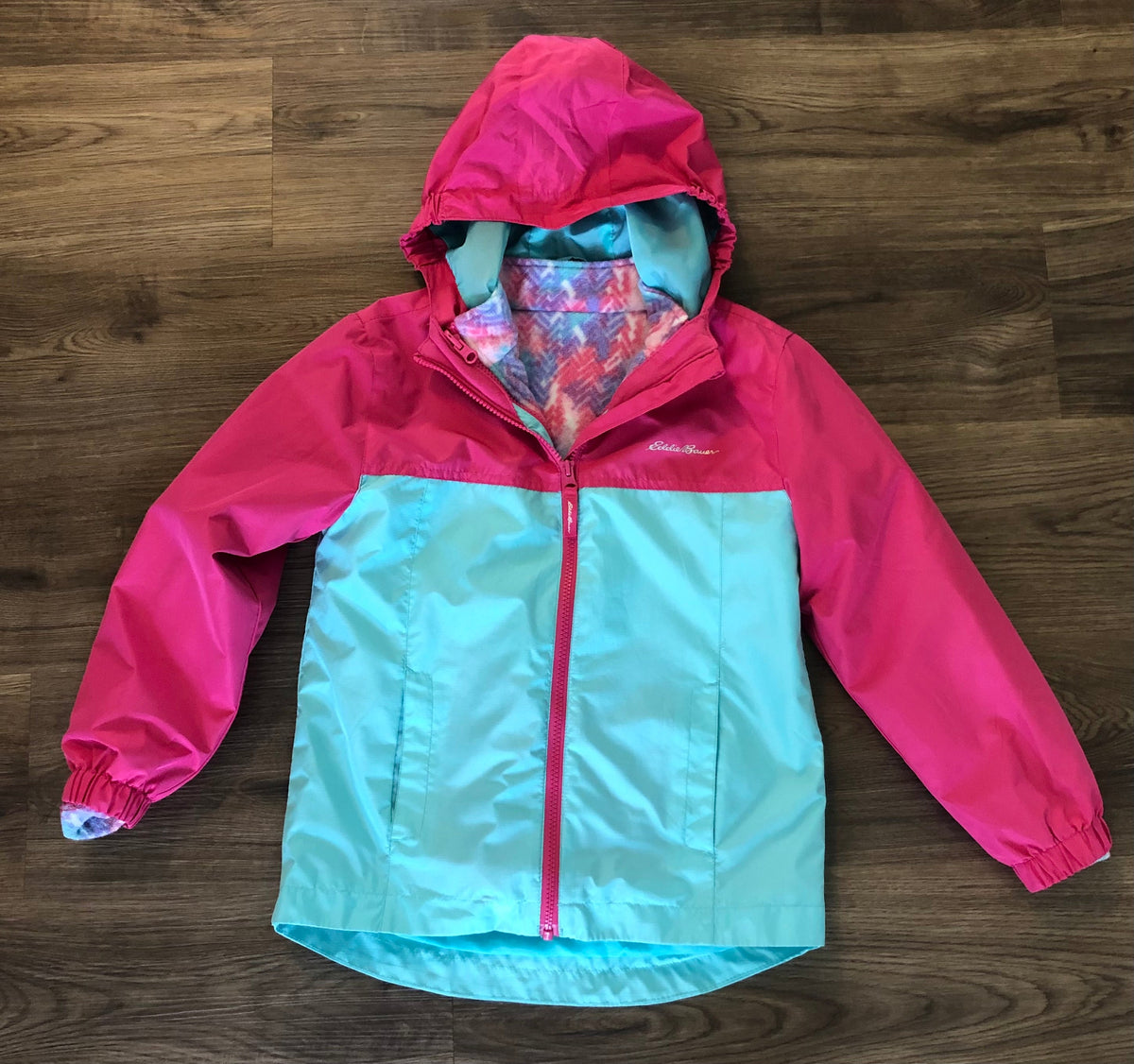 #137 Eddie Bauer 2in1 jacket girls small 7/8