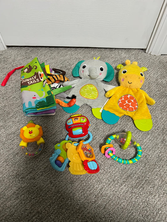 #27 Baby Sensory Toys + Rattles
