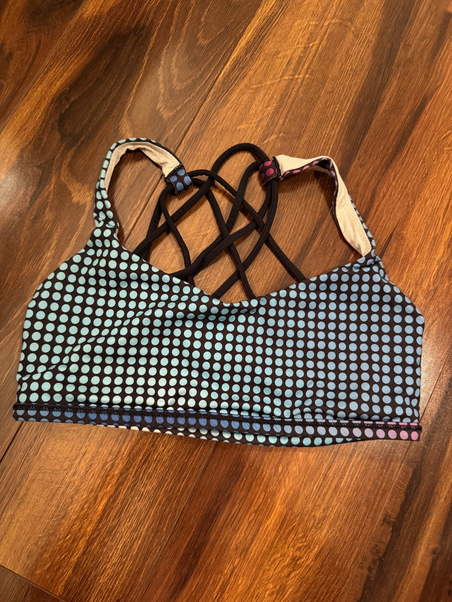 Seller #144 Lululemon Multi-Color Polka Dot Sports Bra - Size 6