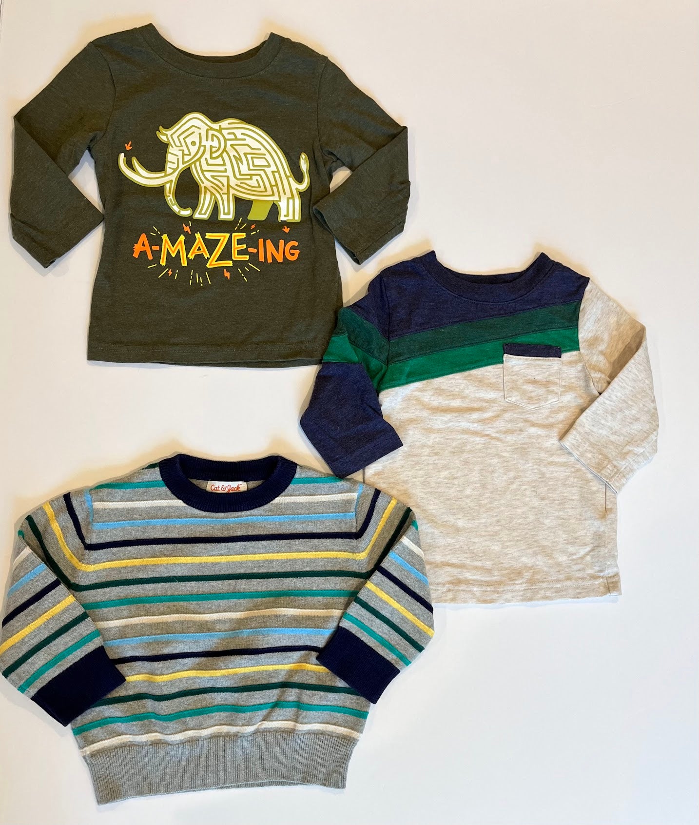 Seller #60 Cat & Jack Sweater and Tee Bundle Boys Size 12 months