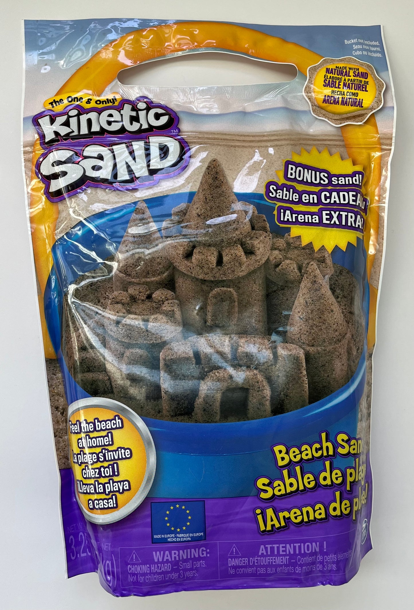 NEW, never opened bag of tan kinetic sand (45244)