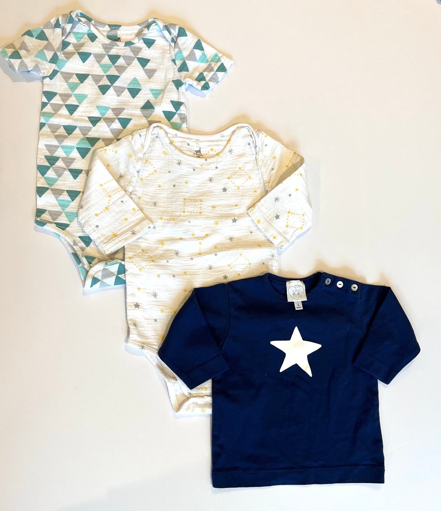 Seller #60 Aden + Anais Body Suit Bundle Boys Girls Gender Neutral Size 6-9 months