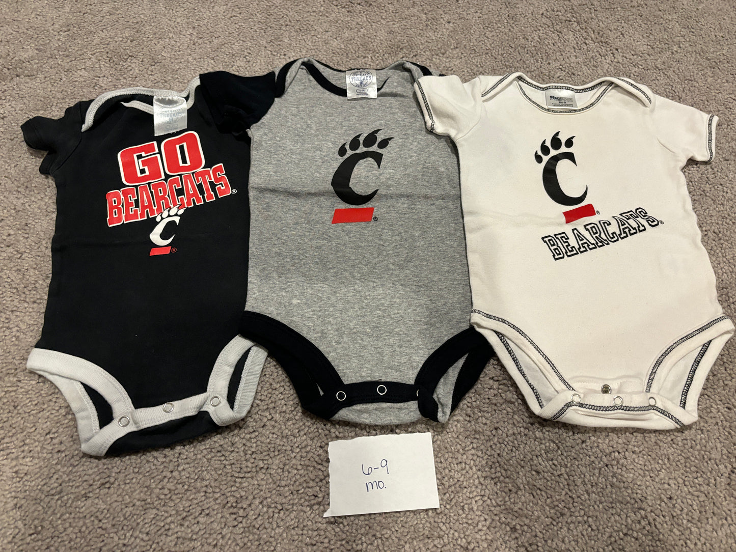 6-9 Mo -  - 3 Pack UC SS Onesies - PU 45236 Except Semiannual Sale