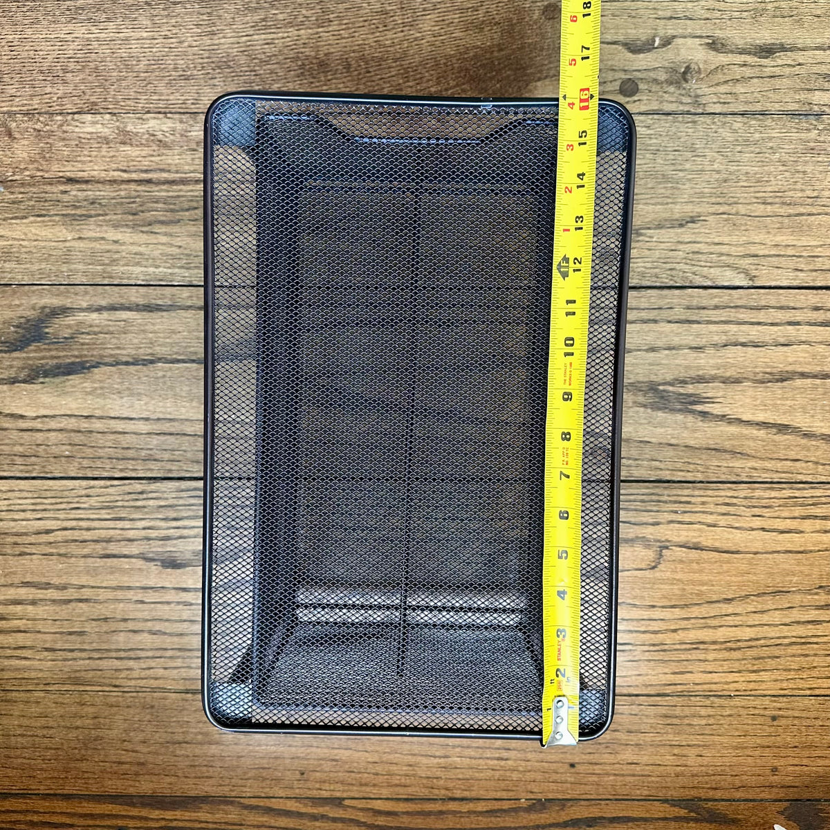 #113	Bronze Undersink Bathroom Organizer, approx 16 x 10.5 x 9.5"