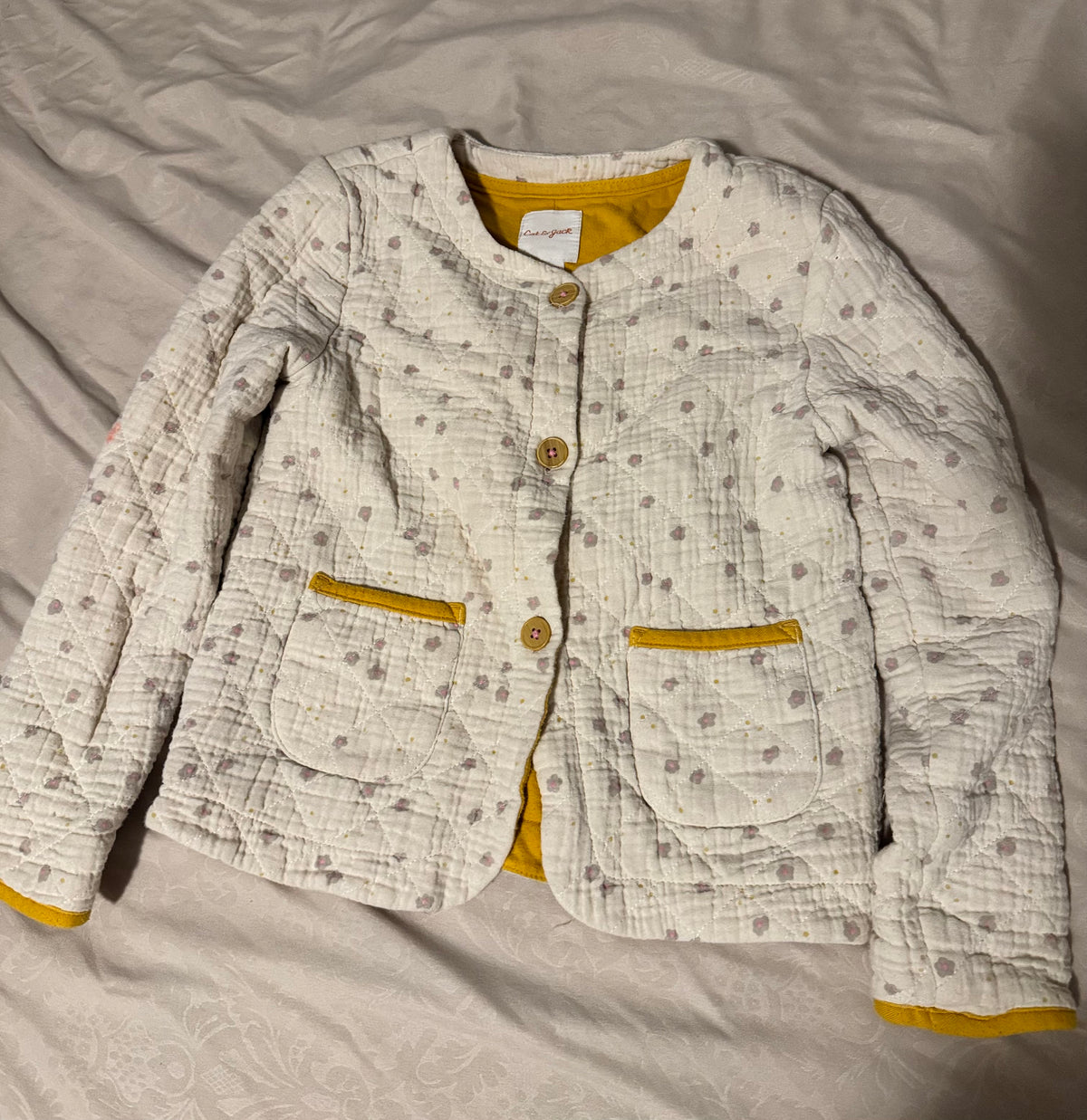 #55 cat & jack girl jacket size 7/8