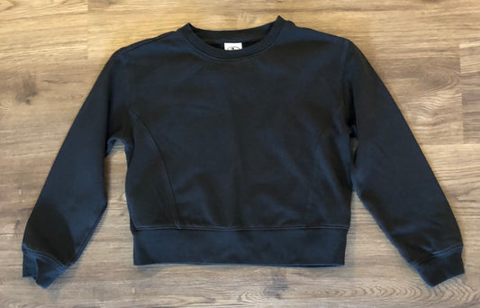 #137 Cropped black sweatshirt girls 7/8