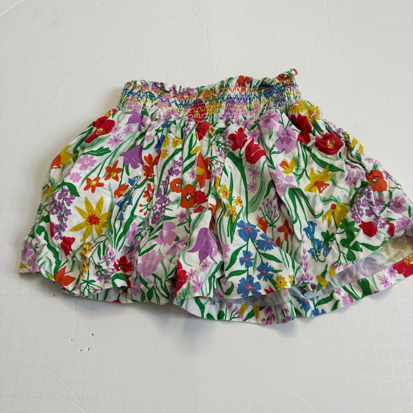 #162 Mini Boden Floral Shorts 5/6
