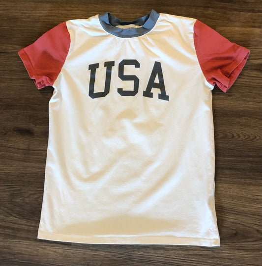 #137 USA tshirt size 10/12 (runs small IMO)