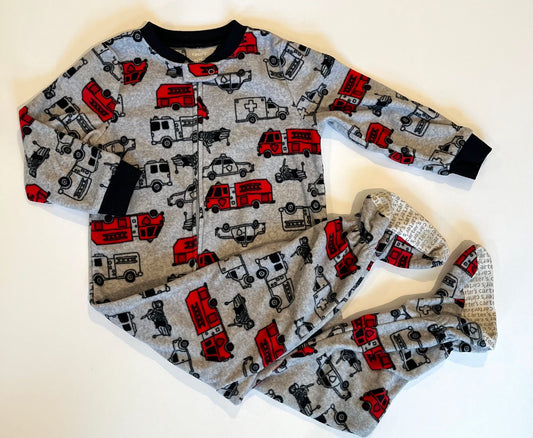 Seller #60 Carters Fleece Firefighter Pajamas Boys Size 2T