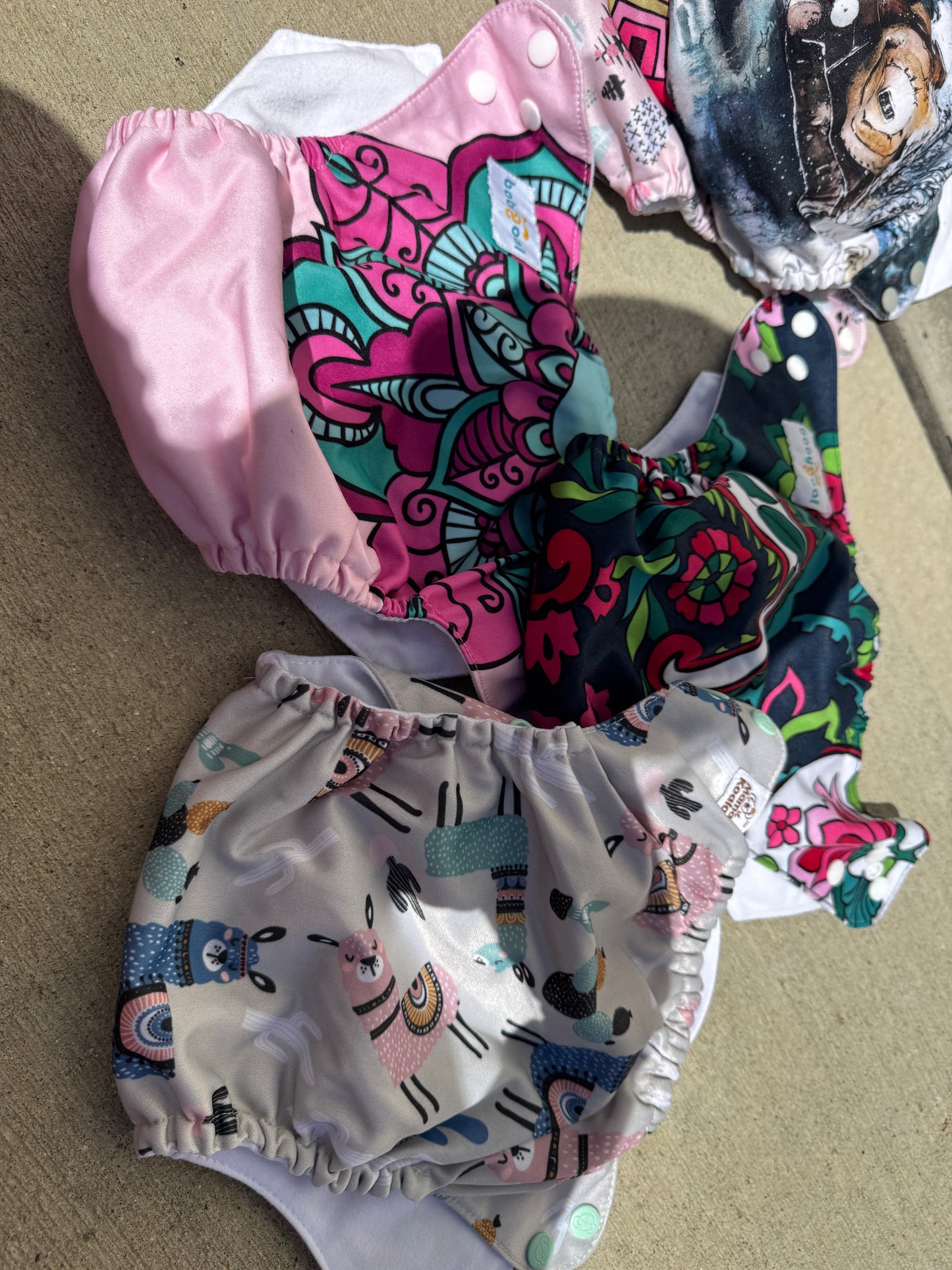 Seller #22 - 9 Cloth Pocket Diapers - GUC