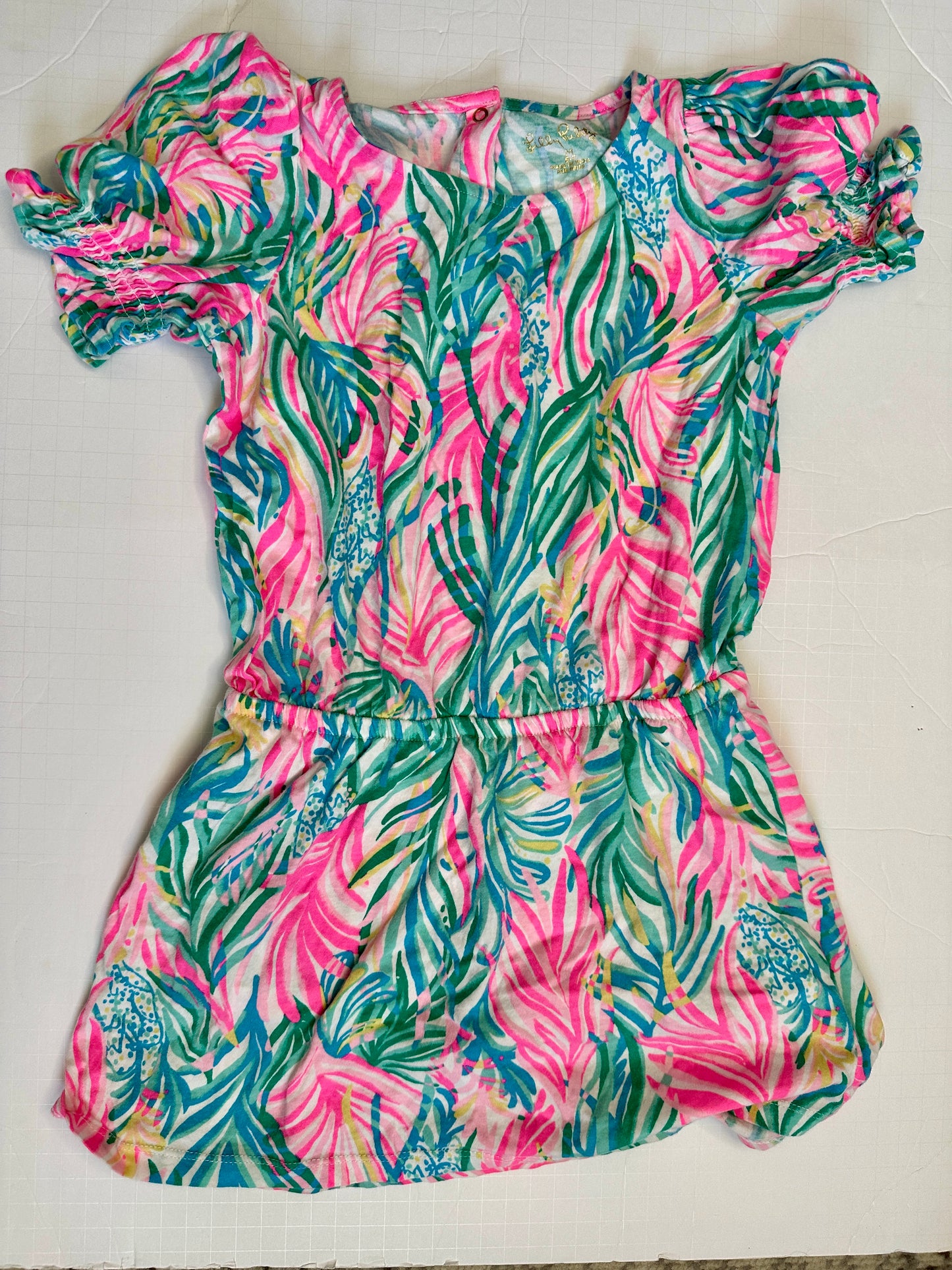 #162 Lilly Pulitzer Romper size 6/7