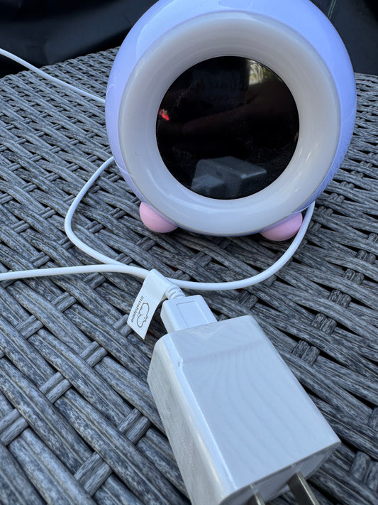 Seller #22 - Okay To Wake Clock with pink feet - EUC