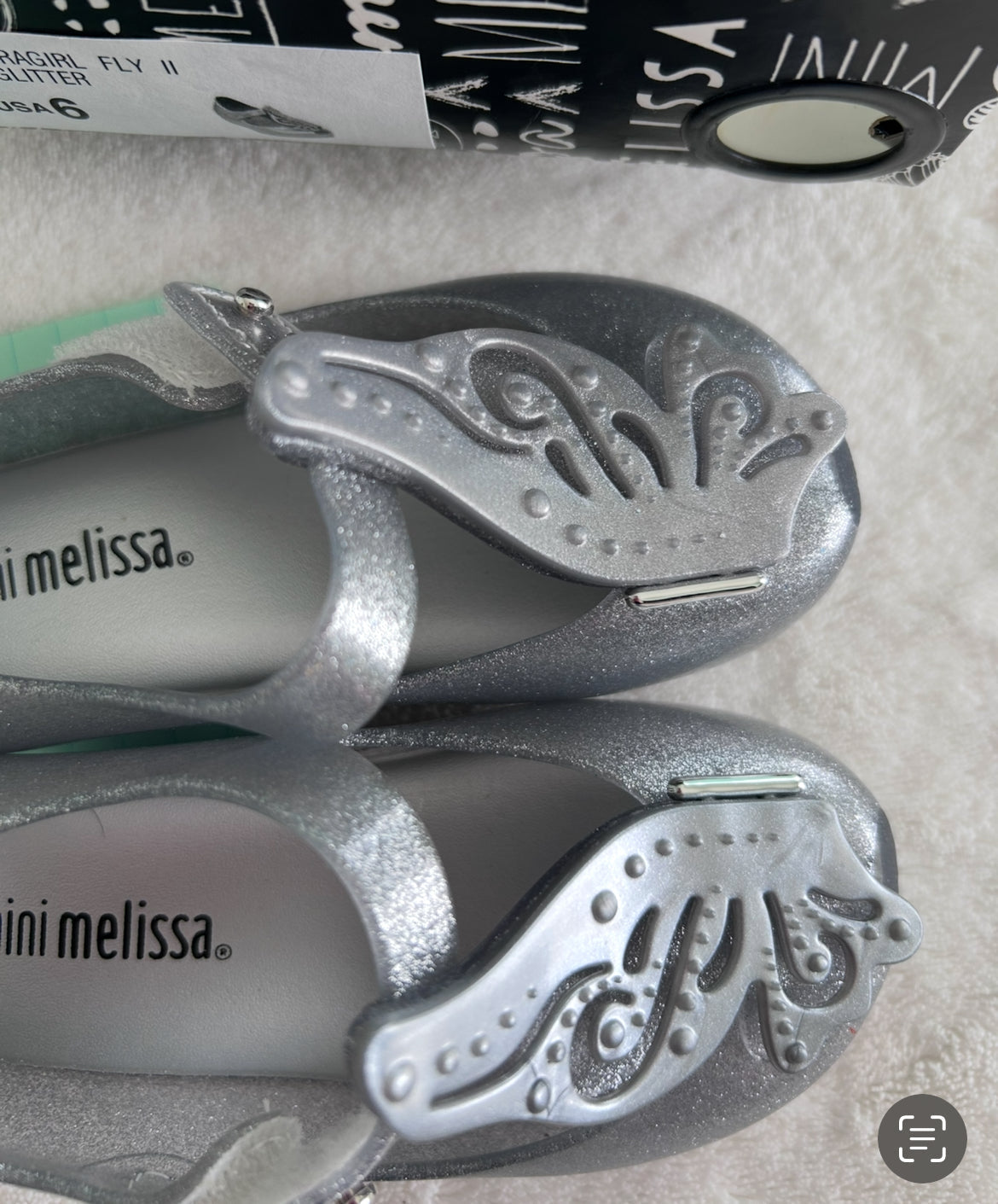 Seller #7 Mini Melisa Girls sz 5-6 unicorn shoes new in box