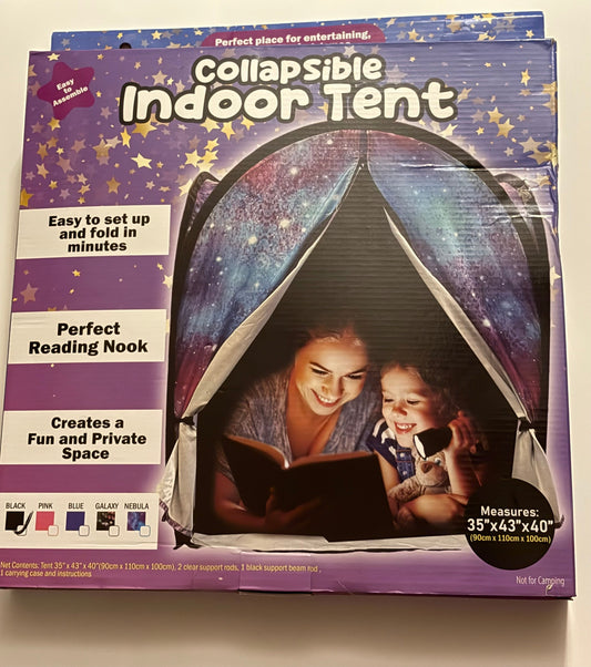 Seller #148  New Collapsible Indoor Black Pop Up Tent
