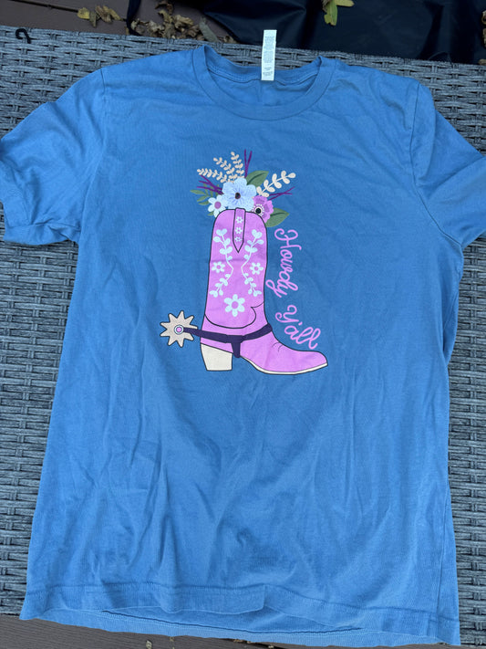Seller #22 - Howdy Y’all graphic t-shirt - women’s L - LIKE NEW