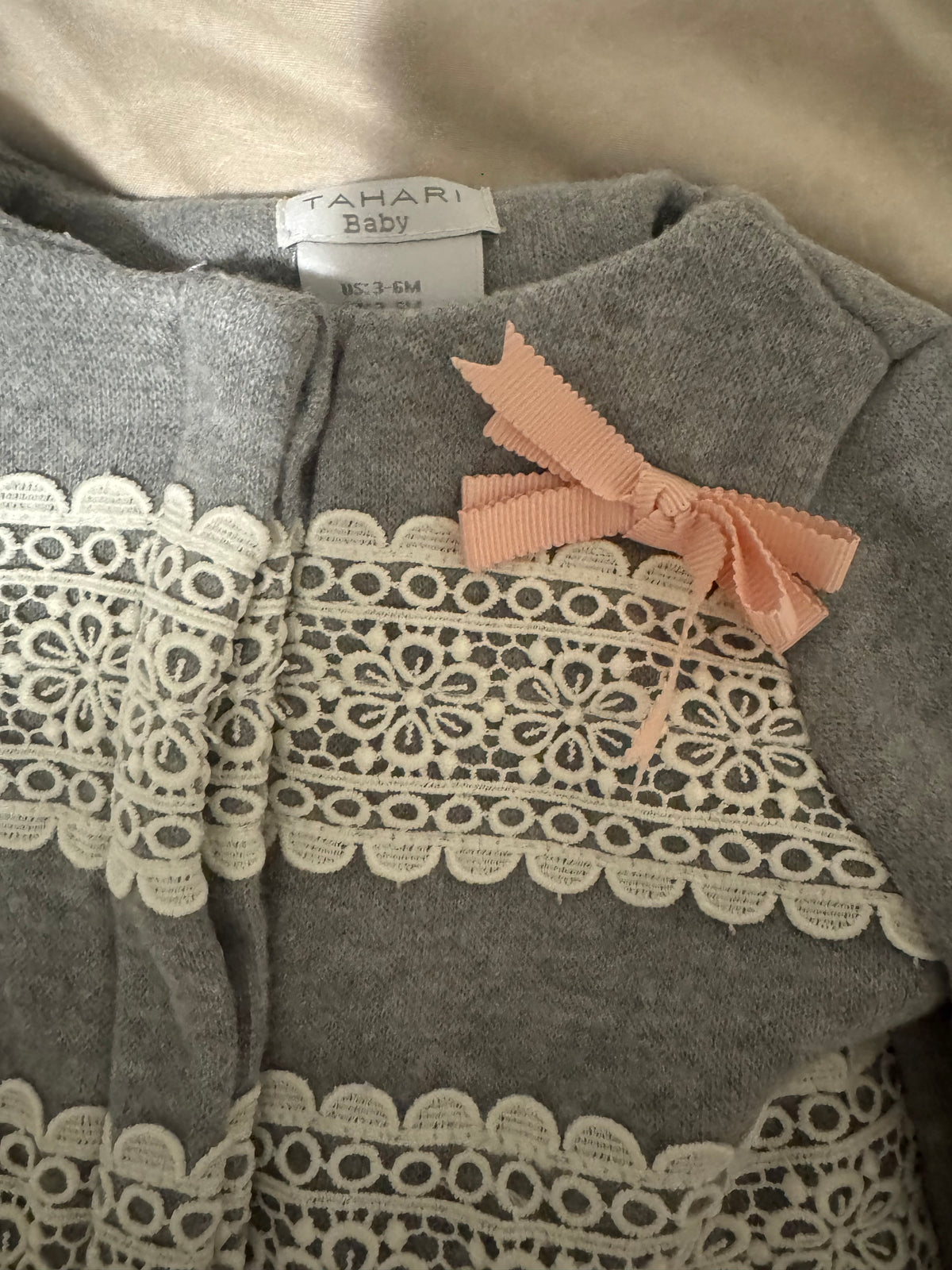 #55 Tahari girl jacket and pants set 3-6m