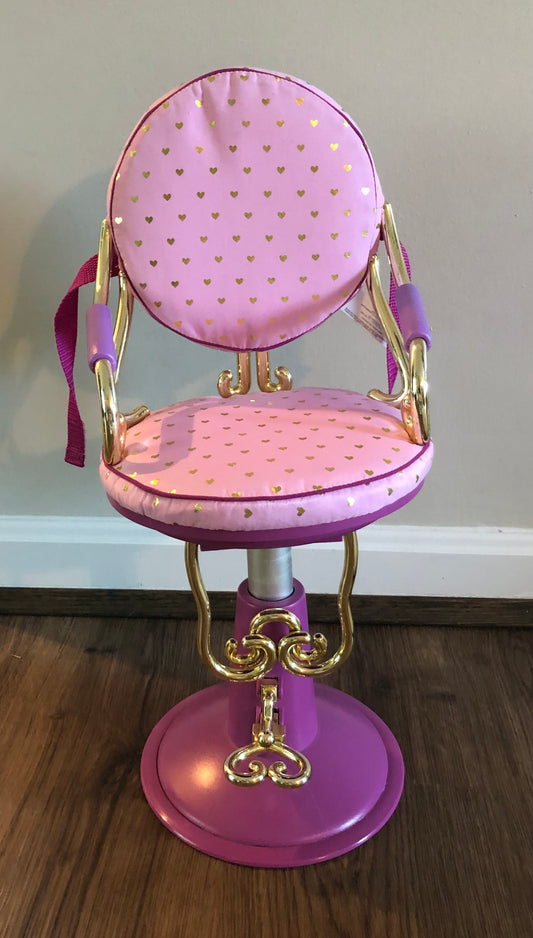 #137 Our generation 18” doll salon chair