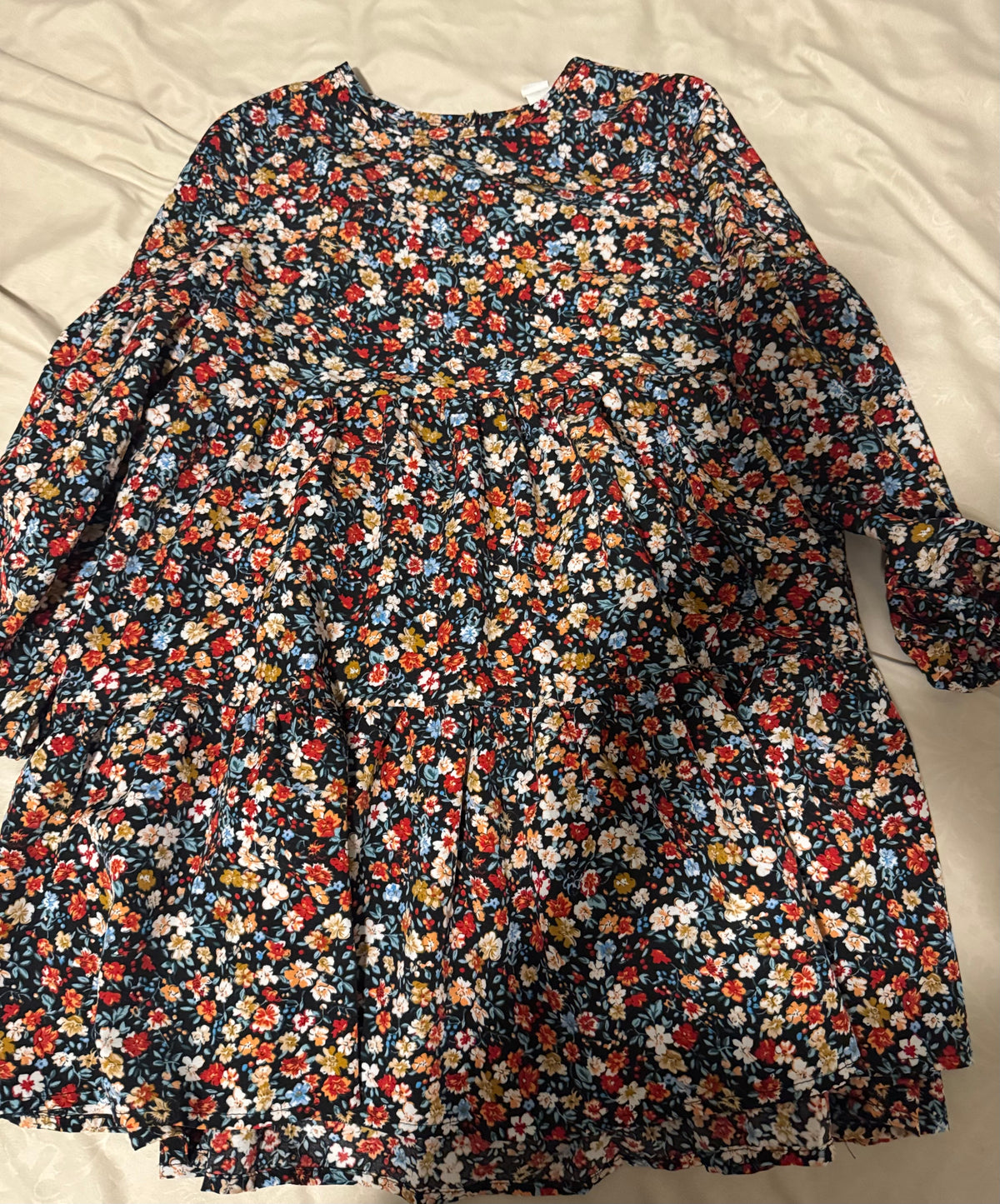 #55 girls long sleeve dress size 7