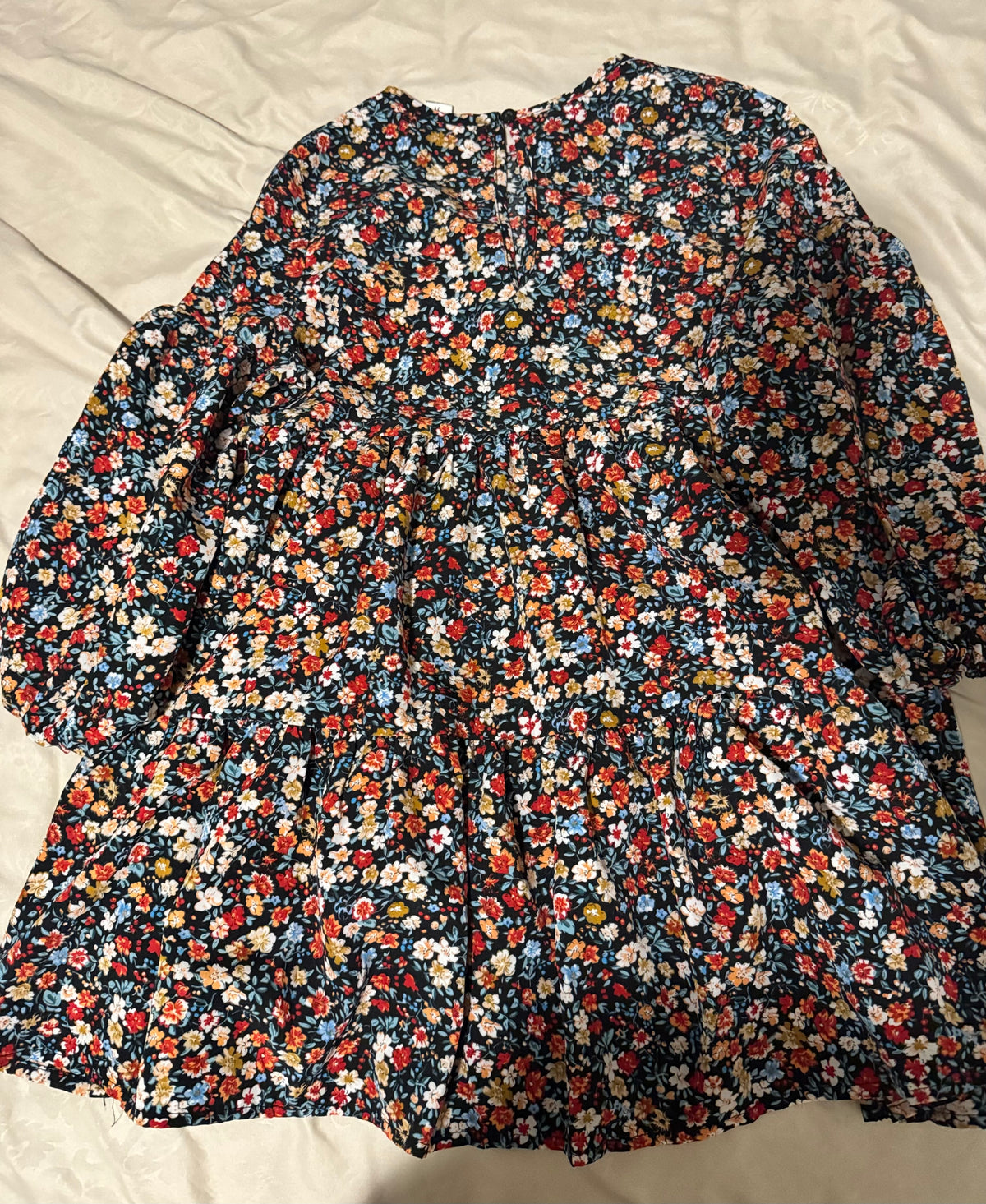 #55 girls long sleeve dress size 7