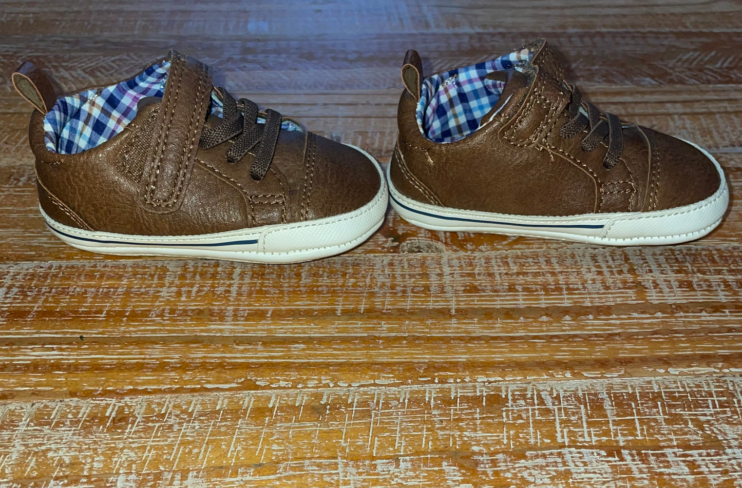 Seller #3 Carter's Baby Boy Brown Faux Leather 6-12 mos Shoes
