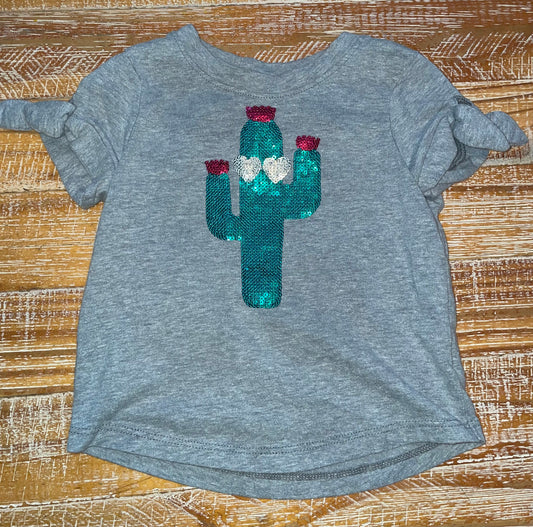 Seller #3 Cat and Jack 18 mos Sequin Cactus Girls Shirt