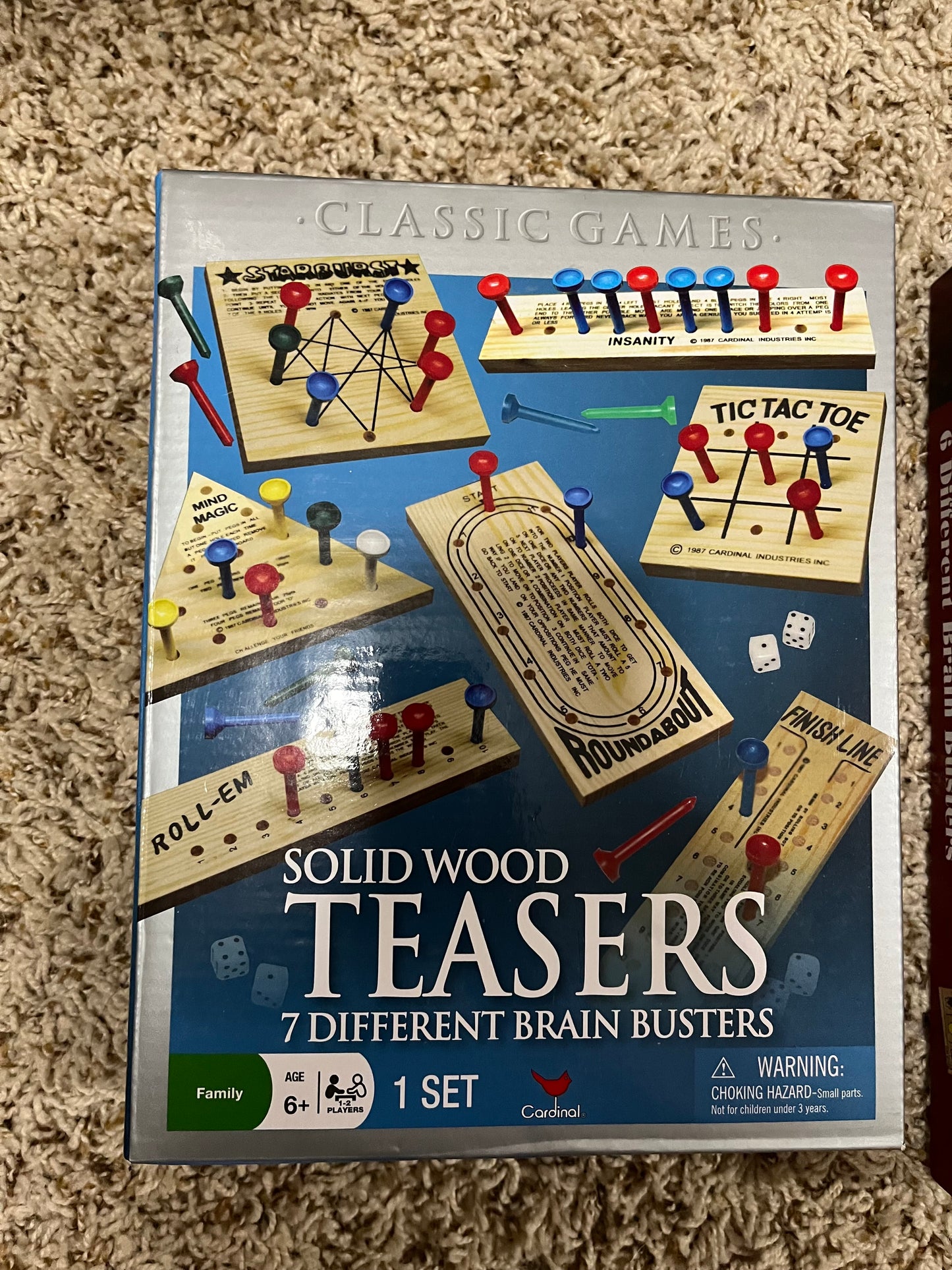 Seller 73A: NWOT Board Game - Solid Wood Teasers