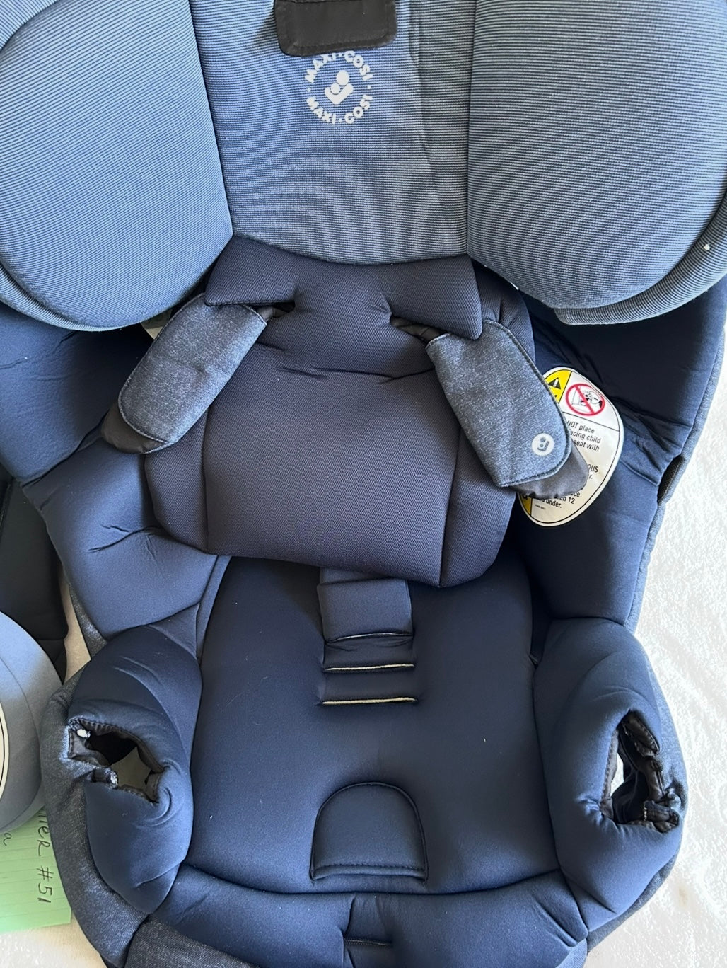 Seller #7 Maxi Cosi brand new Pria Max 5-1 car seat padding set navy blue