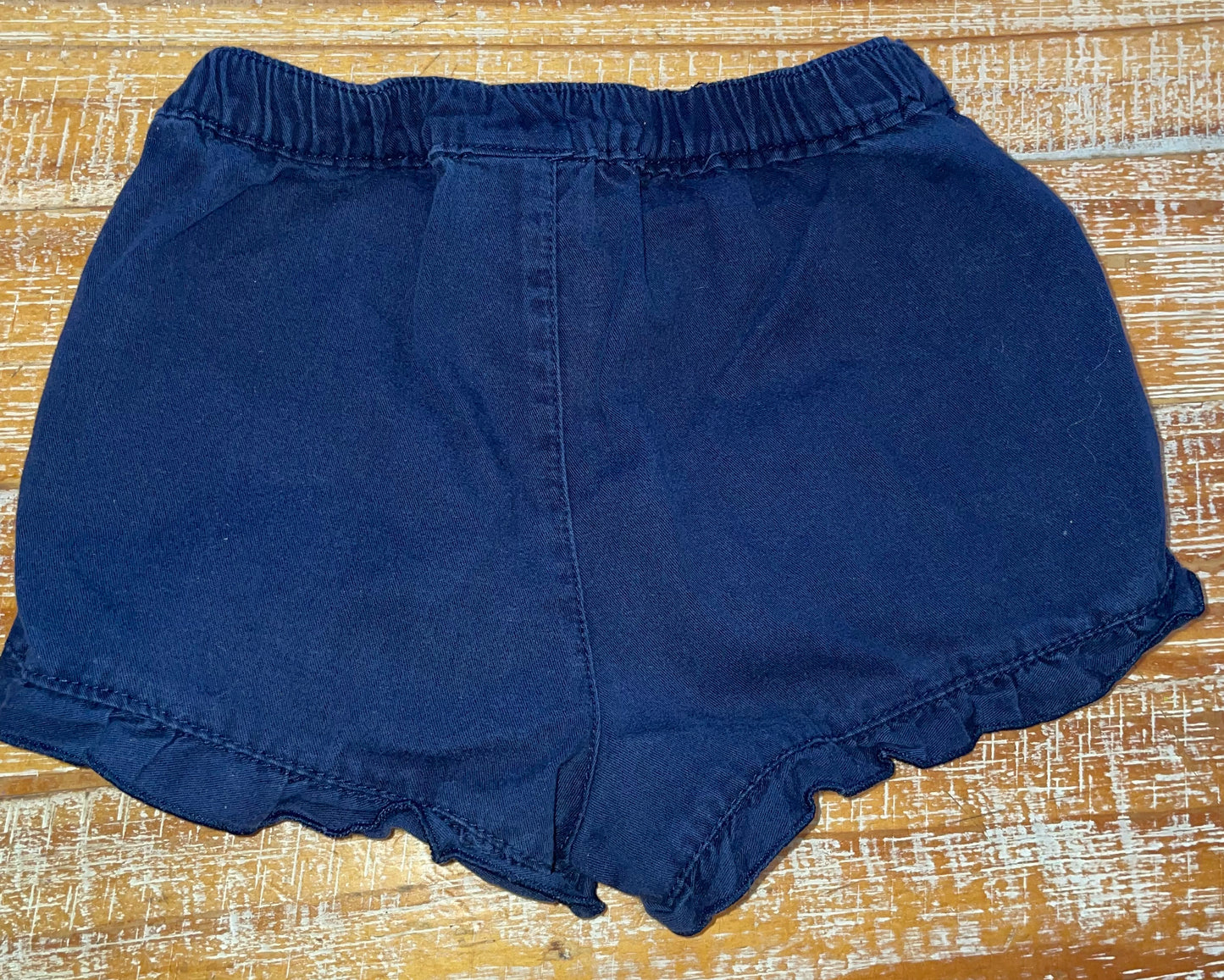 Seller #3 Girls Blue Ruffled Shorts 12 mos