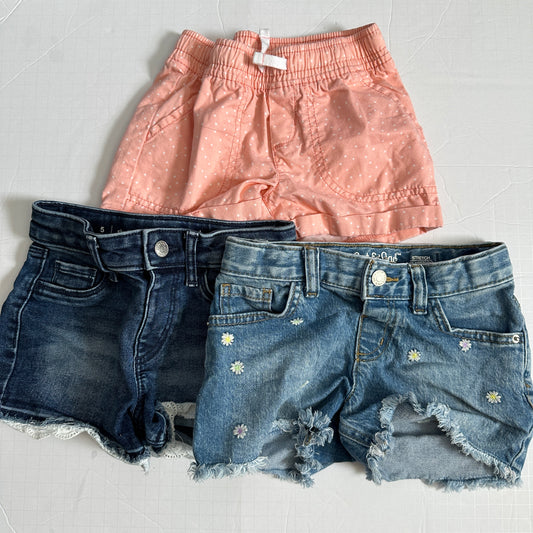 #162 Girls Short Bundle size 5