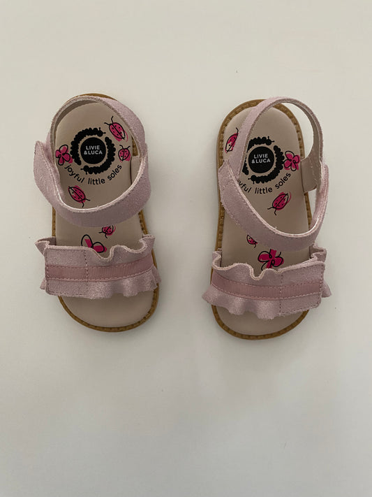Livie & Luca Light Pink Sandals Girls Toddler Size 7