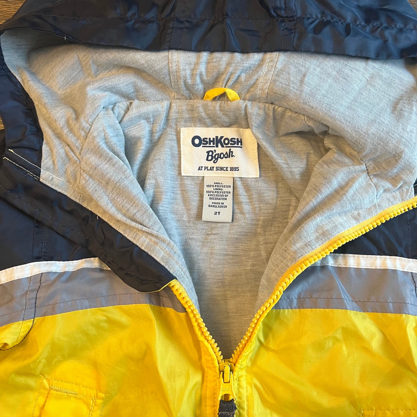 #5 Osh Kosh Lined Rain Jacket, Boys 2t