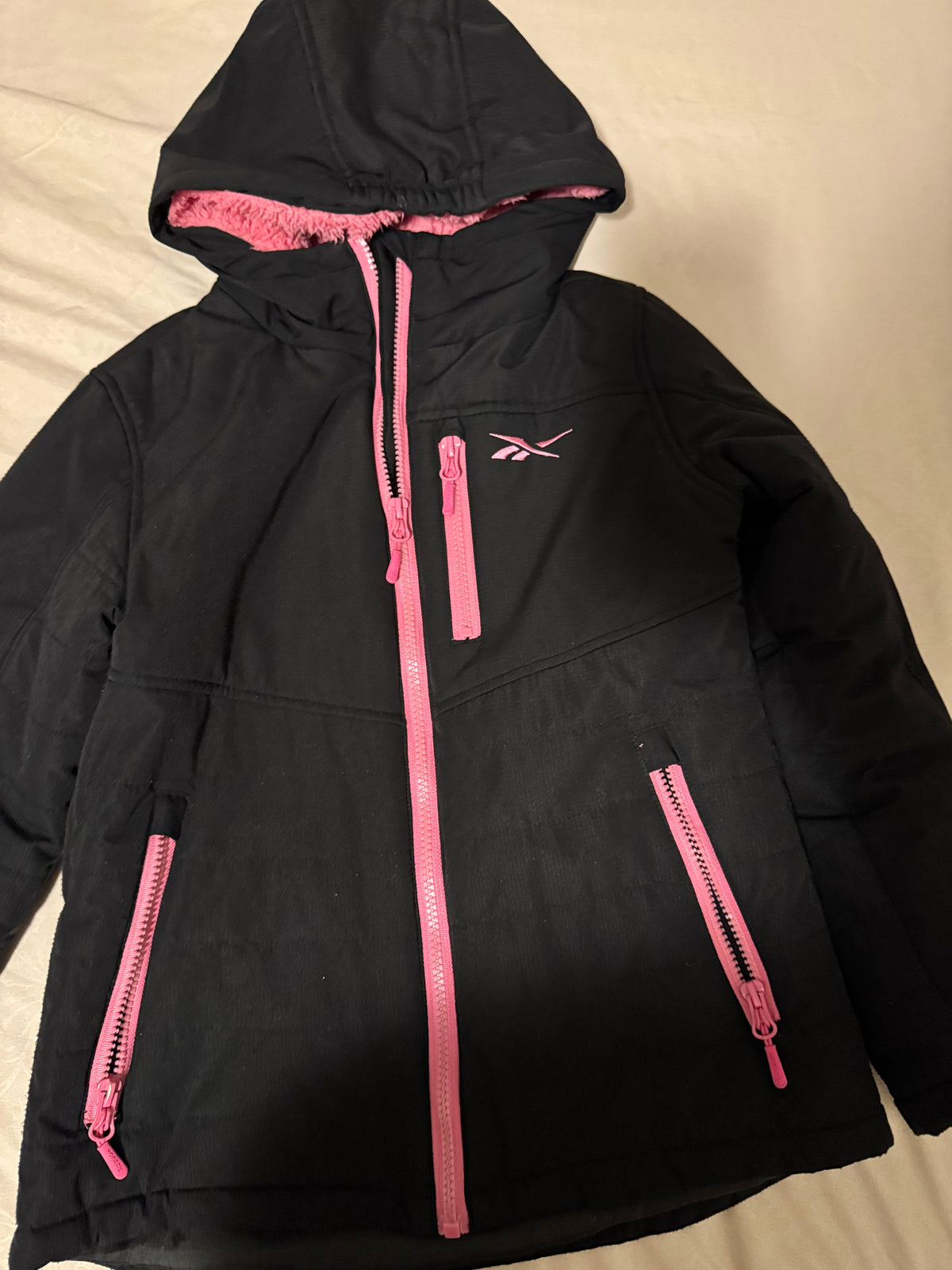 #55 Reebok girls winter jacket size 7/8