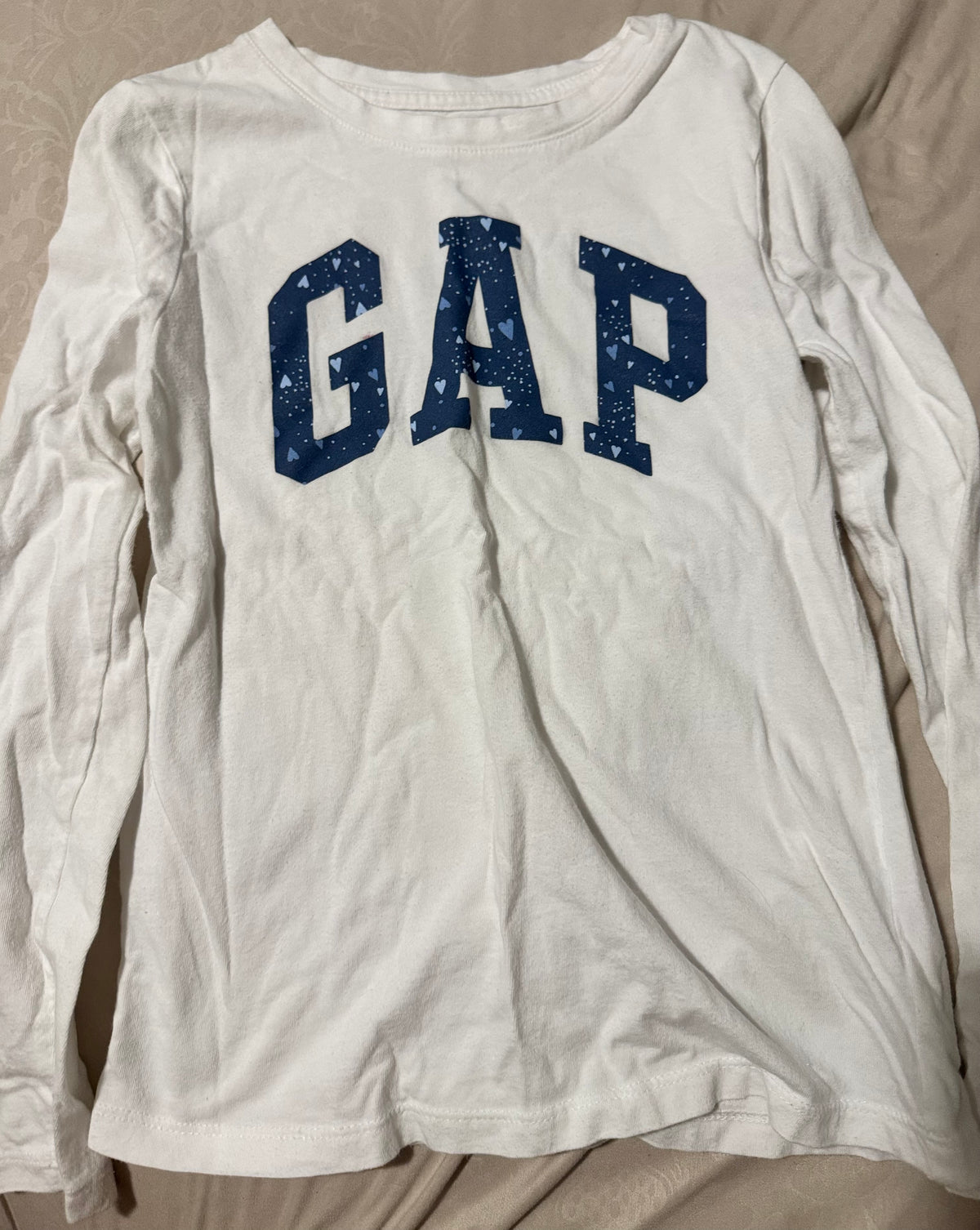 #55 gap girls long sleeve top size M (8)