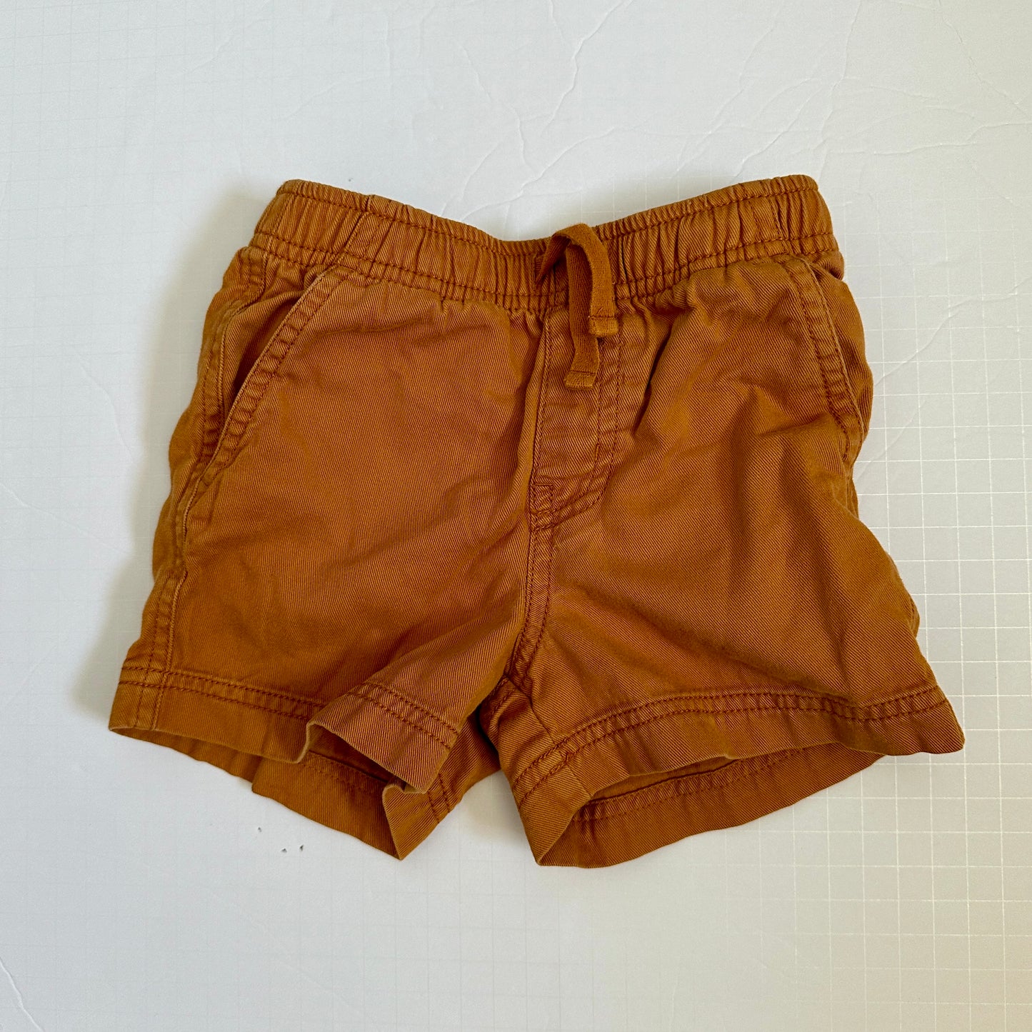 #162 Boys tan shorts size 4t
