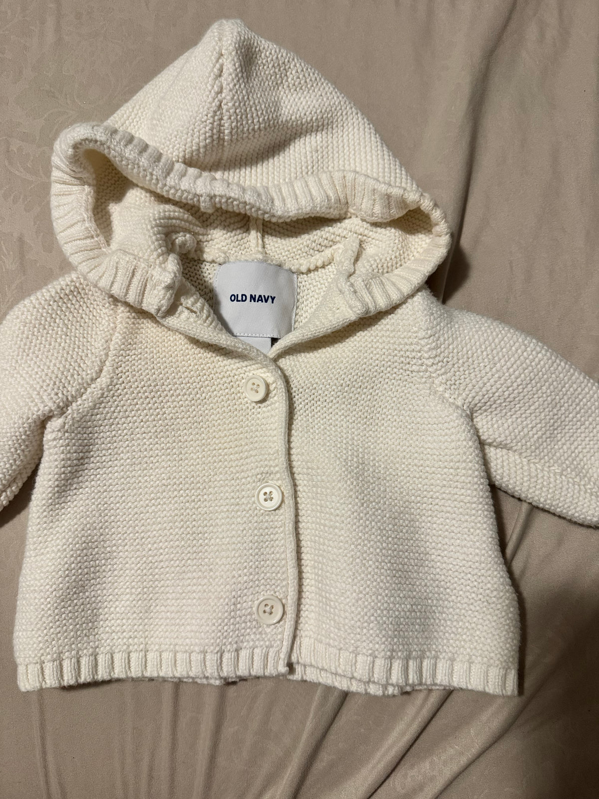 #55 old navy baby cardigan 0-3m