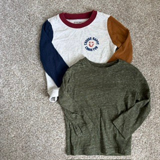 Seller #178 Set of 2 long sleeve shirts 12-18mo